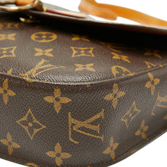 ルイ ヴィトン モノグラム サンクルー24 斜め掛け ショルダーバッグ M51242 ブラウン PVC レザー レディース LOUIS VUITTON 【中古】