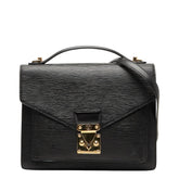 ルイ ヴィトン エピ モンソー ハンドバッグ ショルダーバッグ 2WAY M52122 ノワール ブラック レザー レディース LOUIS VUITTON 【中古】