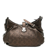 ルイ ヴィトン モノグラム マヒナL ハンドバッグ M95766 モルドレ ブラウン レザー レディース LOUIS VUITTON 【中古】