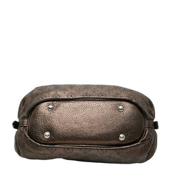 ルイ ヴィトン モノグラム マヒナL ハンドバッグ M95766 モルドレ ブラウン レザー レディース LOUIS VUITTON 【中古】