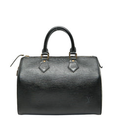 ルイ ヴィトン エピ スピーディ25 ハンドバッグ ミニボストンバッグ M59032 ノワール ブラック レザー レディース LOUIS VUITTON 【中古】