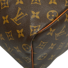 ルイ ヴィトン モノグラム スピーディ25 ミニボストンバッグ ハンドバッグ M41528 ブラウン PVC レザー レディース LOUIS VUITTON 【中古】