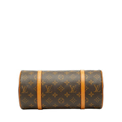 ルイ ヴィトン モノグラム パピヨン26 ハンドバッグ M51386 ブラウン PVC レザー レディース LOUIS VUITTON 【中古】