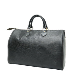 ルイ ヴィトン エピ スピーディ35 ハンドバッグ ボストンバッグ M42992 ノワール ブラック レザー レディース LOUIS VUITTON 【中古】