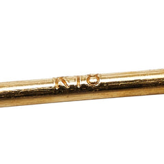 K18YG イエローゴールド ダイヤ0.26ct ピアス レディース 【中古】