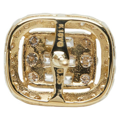 K18YG イエローゴールド ダイヤ0.70ct スタッドピアス ピアス レディース 【中古】
