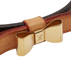 ルイ ヴィトン モノグラム コリエ バクスターXS 首輪 小型犬用 M58073 ブラウン PVC レザー レディース LOUIS VUITTON 【中古】