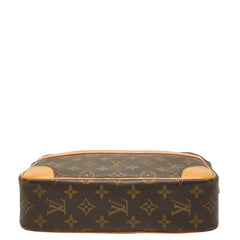 ルイ ヴィトン モノグラム トロカデロ30 斜め掛け ショルダーバッグ M51272 ブラウン PVC レザー レディース LOUIS VUITTON 【中古】