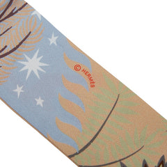 エルメス ツイリー LE CHARME D ORPHEE BA オルフェウスの魅力に誘われて スカーフ ブルー マルチカラー シルク レディース HERMES 【中古】