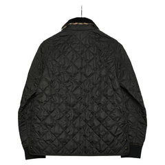 バーバリー ノバチェック キルティングジャケット サイズ12Y 152cm ブラック ポリエステル キッズ BURBERRY 【中古】
