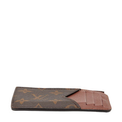 ルイ ヴィトン モノグラム ポルト カルト ロミー コインケース M81880 ブラウン PVC レザー レディース LOUIS VUITTON 【中古】