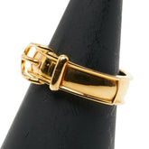 エルメス サンチュール ベルトモチーフ スカーフリング ゴールド メッキ レディース HERMES 【中古】