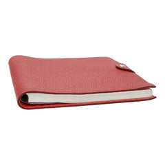 エルメス ユリスMM 手帳カバー ノート レッド トリヨンクレマンス レディース HERMES 【中古】