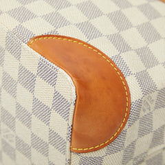 ルイ ヴィトン ダミエ アズール ハムステッド PM ハンドバッグ N51207 ホワイト PVC レザー レディース LOUIS VUITTON 【中古】