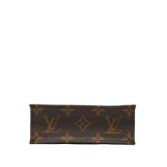 ルイ ヴィトン モノグラム プティット サックプラ ハンドバッグ ショルダーバッグ 2WAY M81295 ブラウン PVC レザー レディース LOUIS VUITTON 【中古】