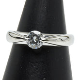 Pt900 プラチナ ダイヤ0.555ct 1P リング 指輪 レディース 12号 【中古】