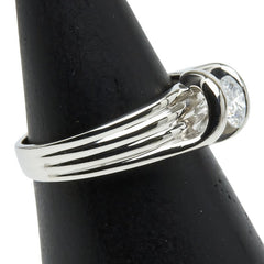 Pt900 プラチナ ダイヤ0.51ct 1P リング 指輪 レディース 12.5号 【中古】