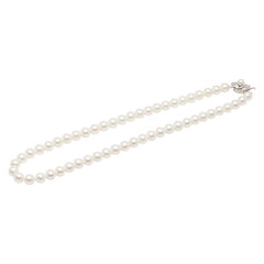 タサキ SV シルバー アコヤパール7.5~8mm ネックレス レディース TASAKI 【中古】