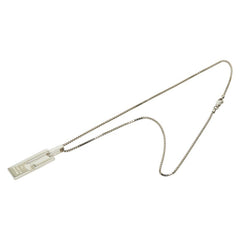 グッチ ロゴプレート ネックレス SV925 シルバー レディース GUCCI 【中古】