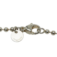 ティファニー リターン トゥ ティファニー オーバルタグ ロングネックレス ボールチェーン SV925 シルバー レディース TIFFANY&Co. 【中古】