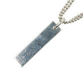 グッチ プレート ネックレス ボールチェーン ダブルチェーン SV925 シルバー レディース GUCCI 【中古】