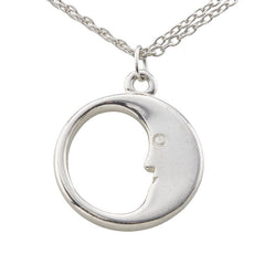 ティファニー マンインザムーン チェーン ペンダントネックレス SV925 シルバー レディース TIFFANY&Co. 【中古】