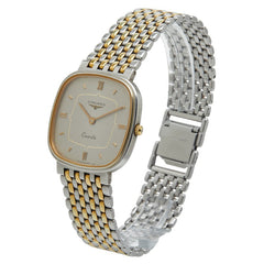 ロンジン 腕時計 クオーツ シルバー文字盤 ステンレススチール メッキ レディース LONGINES 【中古】