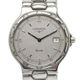 ロンジン コンクエスト 腕時計 L1.614.4 クオーツ グレー文字盤 ステンレススチール メンズ LONGINES 【中古】
