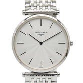 ロンジン グランドクラシック 腕時計 L4.709.4 クオーツ シルバー文字盤 ステンレススチール メンズ LONGINES 【中古】