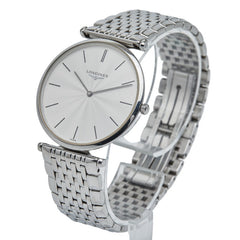 ロンジン グランドクラシック 腕時計 L4.709.4 クオーツ シルバー文字盤 ステンレススチール メンズ LONGINES 【中古】