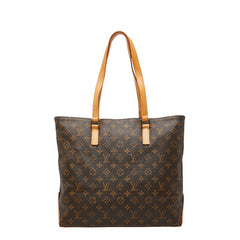 ルイ ヴィトン モノグラム カバメゾ ショルダーバッグ トートバッグ M51151 ブラウン PVC レザー レディース LOUIS VUITTON 【中古】