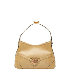 グッチ インターロッキングG ワンショルダーバッグ 114877 ベージュ レザー レディース GUCCI 【中古】
