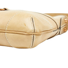グッチ インターロッキングG ワンショルダーバッグ 114877 ベージュ レザー レディース GUCCI 【中古】