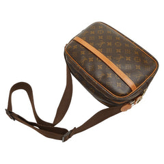 ルイ ヴィトン モノグラム リポーターPM 斜め掛け ショルダーバッグ M45254 ブラウン PVC レザー レディース LOUIS VUITTON 【中古】