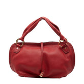 セリーヌ ワンショルダーバッグ レッド レザー レディース CELINE 【中古】