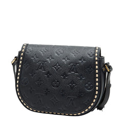 ルイ ヴィトン モノグラム アンプラント ジュノ ショルダーバッグ M43143 ノワール ブラック レザー レディース LOUIS VUITTON 【中古】