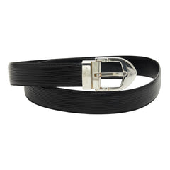 ルイ ヴィトン エピ サンチュール クラシック ベルト サイズ:85/37 M6833 ノワール ブラック レザー メンズ LOUIS VUITTON 【中古】