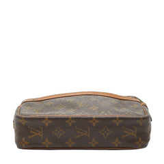 ルイ ヴィトン モノグラム コンピエーニュ23 セカンドバッグ M51847 ブラウン PVC レザー レディース LOUIS VUITTON 中古