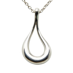 ティファニー SV925 シルバー オープンティアドロップ ネックレス レディース TIFFANY&Co. 【中古】