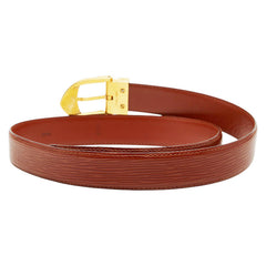 ルイ ヴィトン エピ サンチュール クラシック ベルト サイズ110/44 ブラウン レザー メンズ LOUIS VUITTON 【中古】