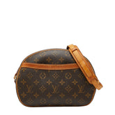 ルイ ヴィトン モノグラム ブロワ 斜め掛け ショルダーバッグ M51221 ブラウン PVC レザー レディース LOUIS VUITTON 【中古】