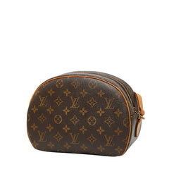 ルイ ヴィトン モノグラム ブロワ 斜め掛け ショルダーバッグ M51221 ブラウン PVC レザー レディース LOUIS VUITTON 【中古】