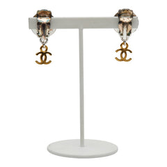 シャネル ヴィンテージ ココマーク イヤリング シルバー ゴールド メタル メッキ レディース CHANEL 【中古】