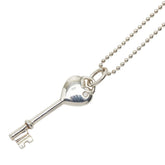 ティファニー ハートキー 1P ダイヤモンド ネックレス SV925 シルバー レディース TIFFANY&Co. 【中古】