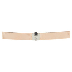 エルメス アイリーン バレッタ ヘアアクセサリー ゴールド シルバー ブラック メッキ メタル レディース HERMES 【中古】