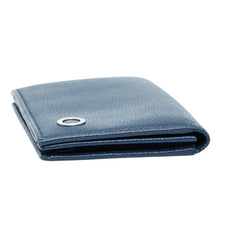 ブルガリ ブルガリブルガリ 名刺入れ カードケース ブルー レザー メンズ BVLGARI 【中古】