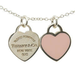 ティファニー リターン トゥ ティファニー ダブルハート タグ ネックレス SV925 シルバー レディース TIFFANY&Co. 【中古】