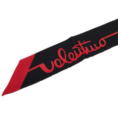 ヴァレンティノ スカーフ ツイリー ブラック レッド アイボリー シルク レディース VALENTINO 【中古】