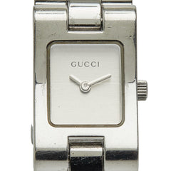 グッチ 腕時計 2305L クオーツ シルバー文字盤 ステンレススチール レディース GUCCI 【中古】
