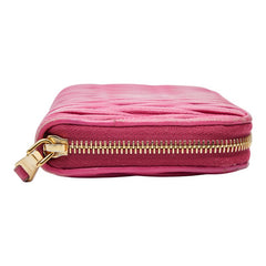ミュウミュウ マテラッセ 長財布 5ML506 ピンク レザー レディース MIUMIU 【中古】
